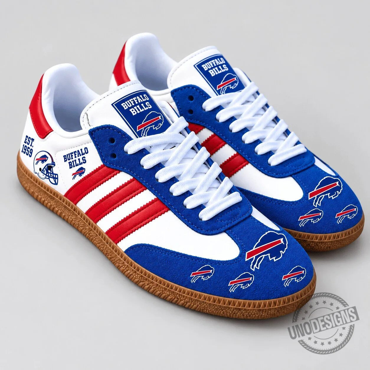 Buffalo Bills NFL Team Spirit Heritage Samba Style Shoes