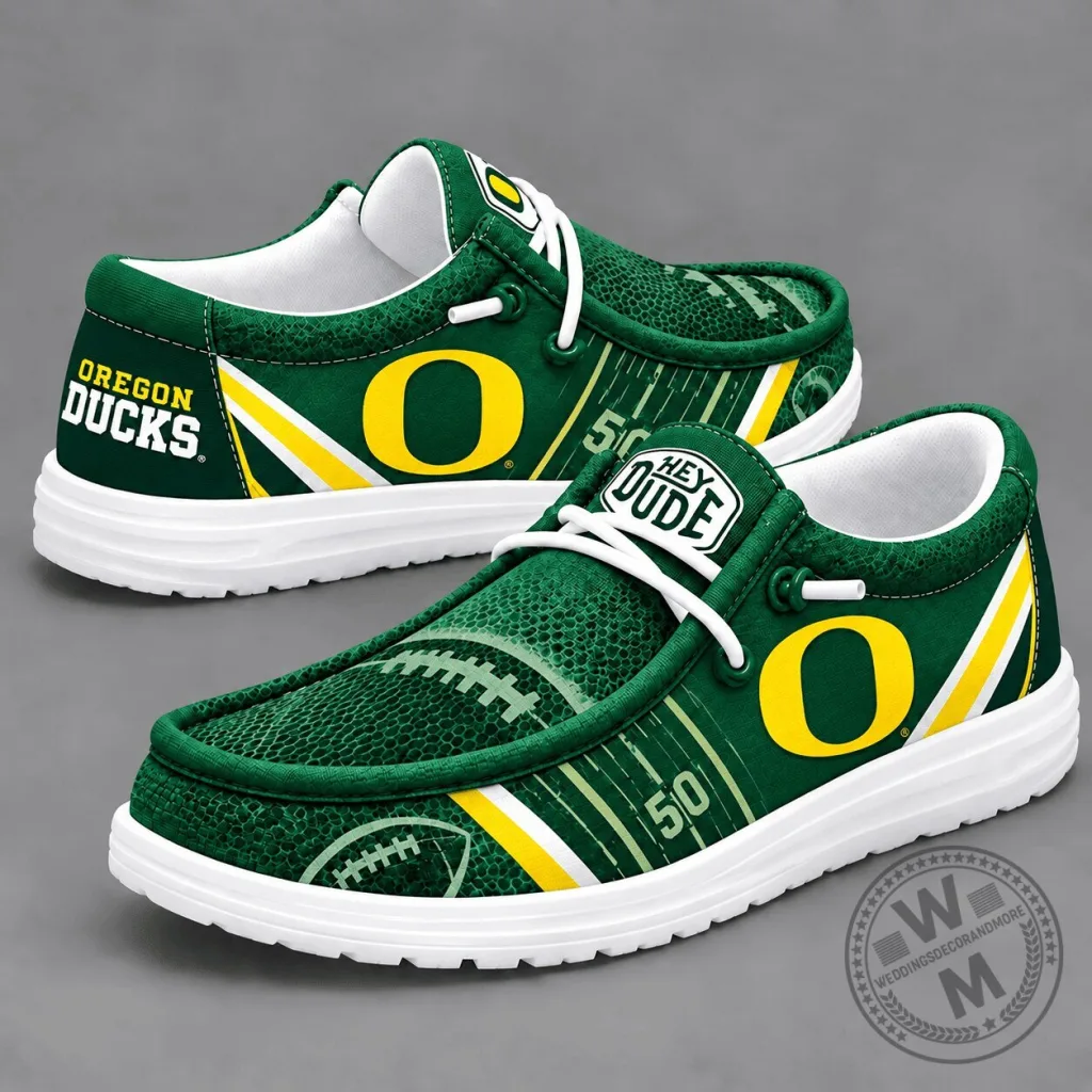Oregon Ducks Football Team Spirit Loafer Shoes for Men and Women Oregon Ducks Football Team Spirit Loafer Shoes for Men and Women