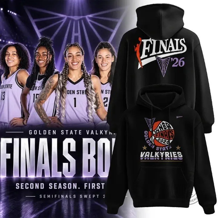 Golden State Valkyries 2026 Finals Basketball Championship Black Hoodie
