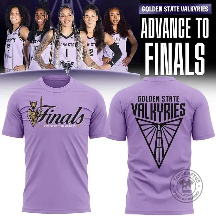 Commemorative T-Shirt for Golden State Valkyries 2026 Finals Advancement
