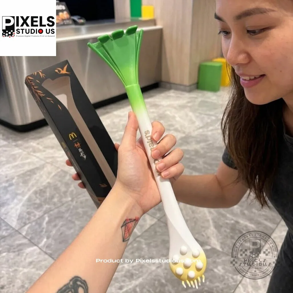 McDonalds Scallion Back Scratcher & Massager 5 McDonalds Scallion Back Scratcher & Massager product image showing design and details