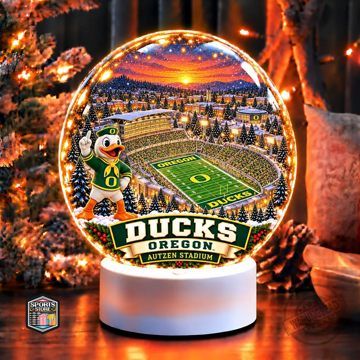Oregon Ducks Autzen Stadium University of Oregon Football Team Light Box