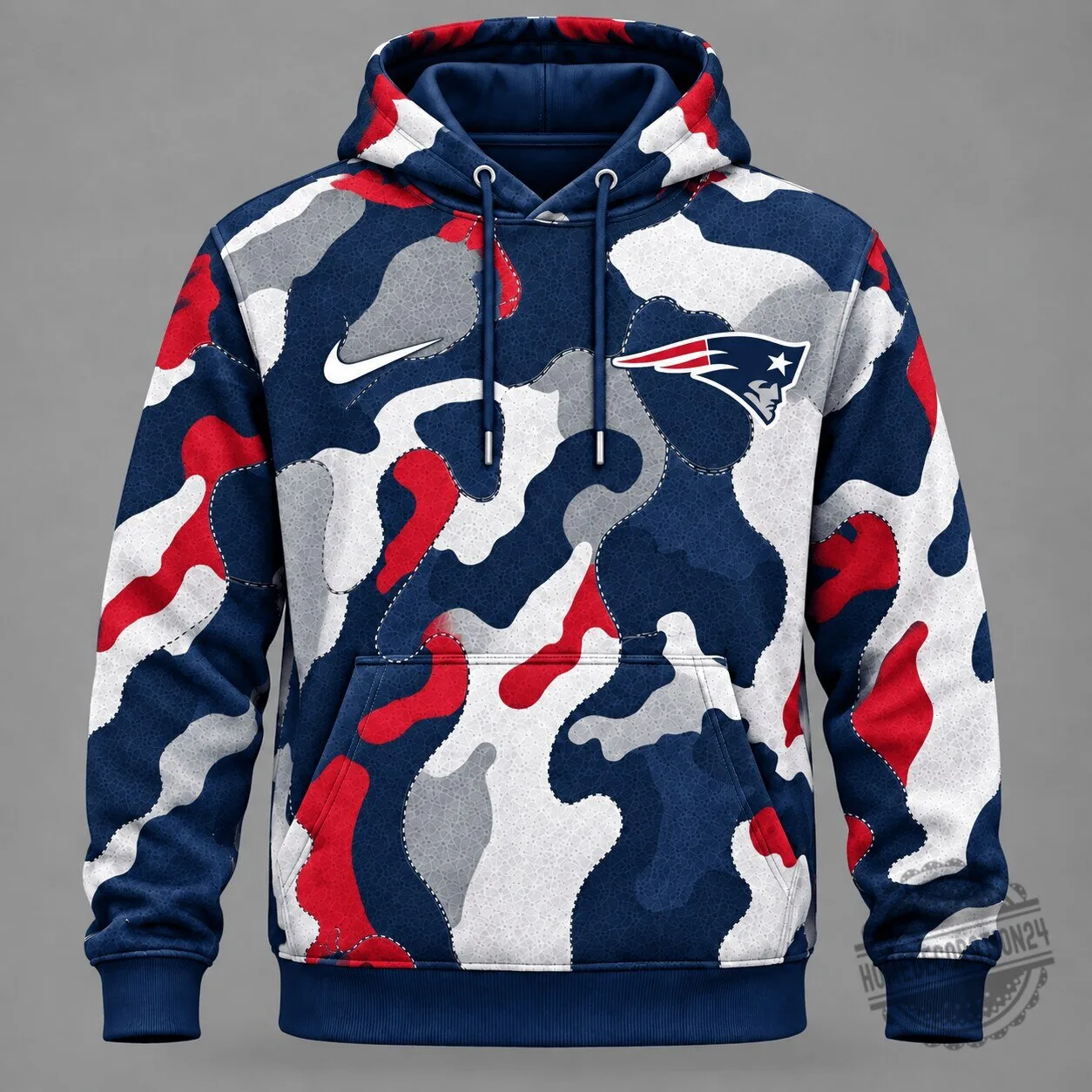 New England Patriots NFL Team Camouflage Performance Hoodie for Men