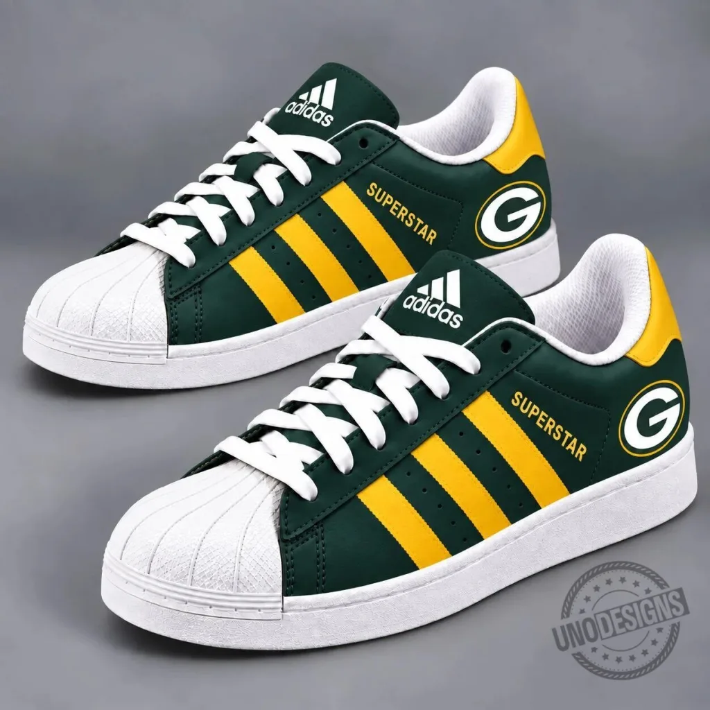 Superstar Shoes for NFL Fans of the Green Bay Packers 19 Superstar Shoes for NFL Fans of the Green Bay Packers
