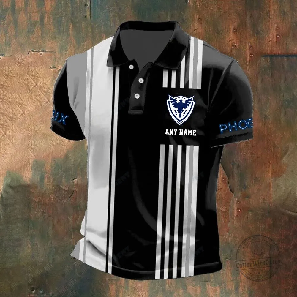 Sherbrooke Phoenix Personalized Name Striped Hockey Polo Shirt 10 Sherbrooke Phoenix Personalized Name Striped Hockey Polo Shirt