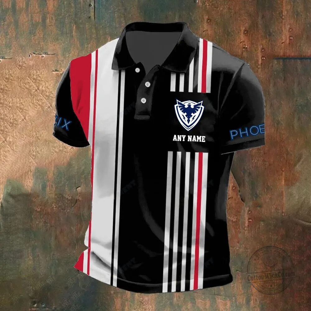 Sherbrooke Phoenix Personalized Name Striped Hockey Polo Shirt 12 Sherbrooke Phoenix Personalized Name Striped Hockey Polo Shirt
