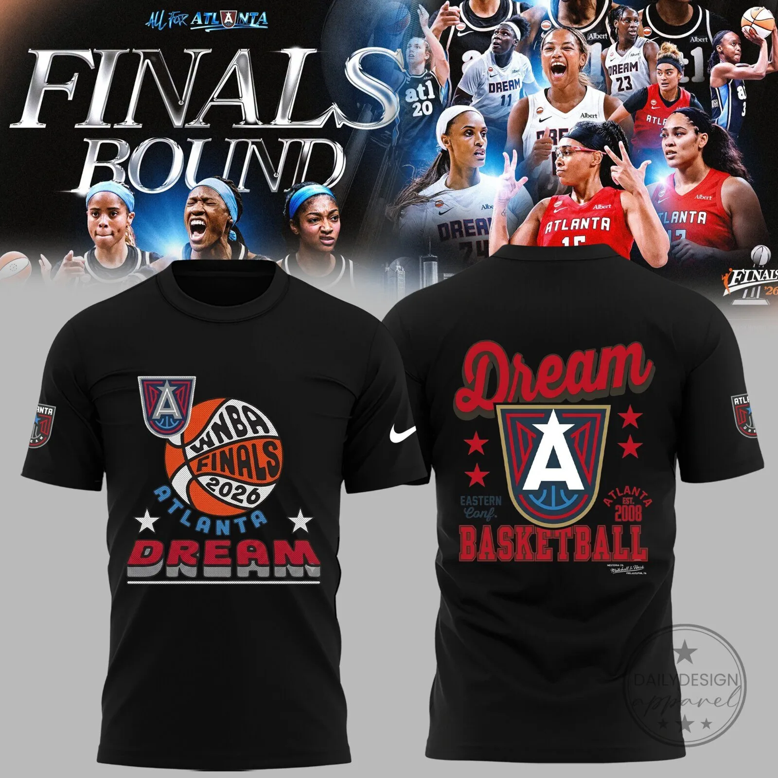 Atlanta Dream 2026 WNBA Finals Bound Eastern Conference Basketball T-Shirt