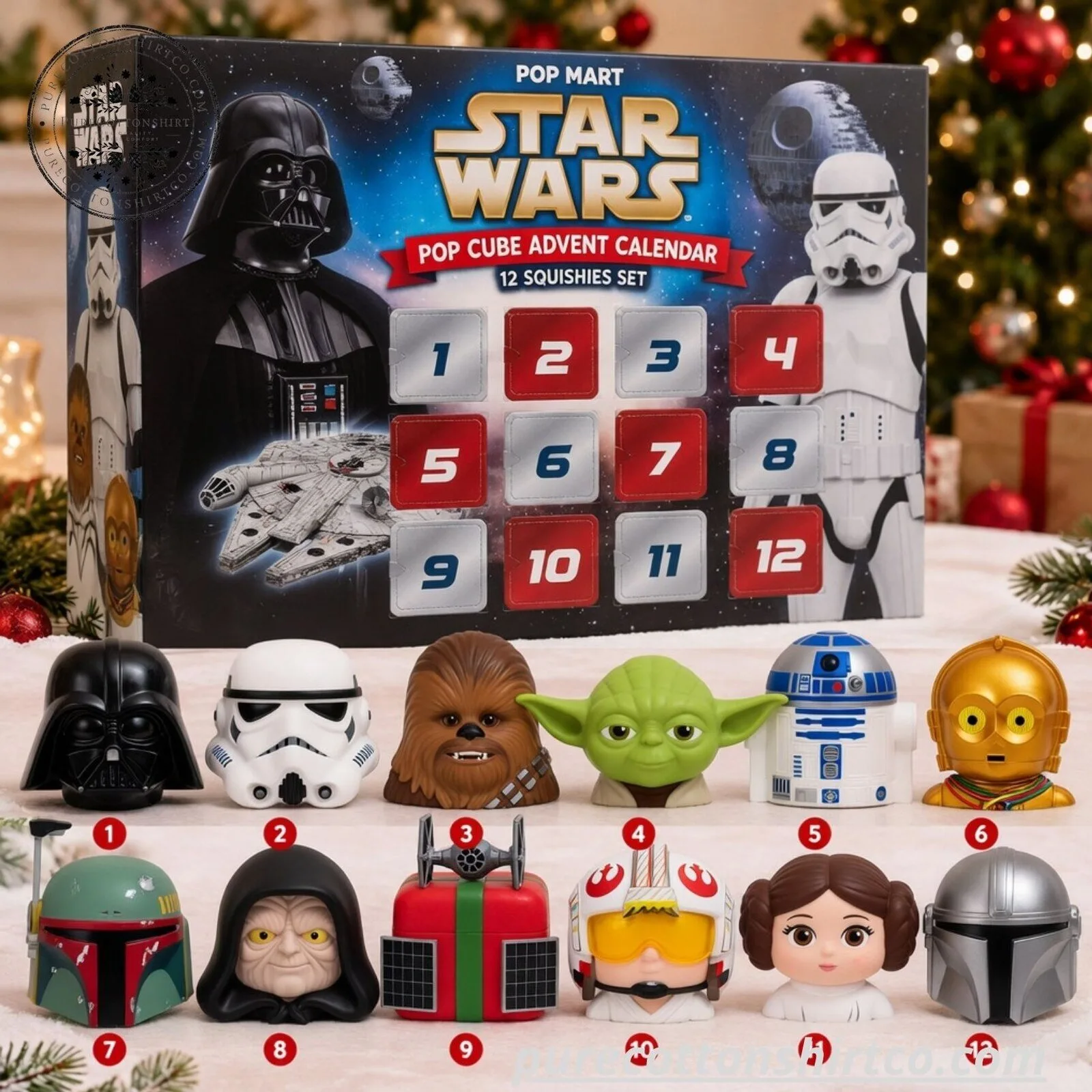 Star Wars Pop Cube Advent Calendar 2026 – 12 Squishies Set