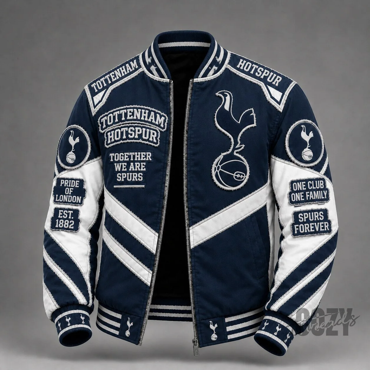 Tottenham Hotspur Football Club Varsity Bomber Jacket - Pride of London