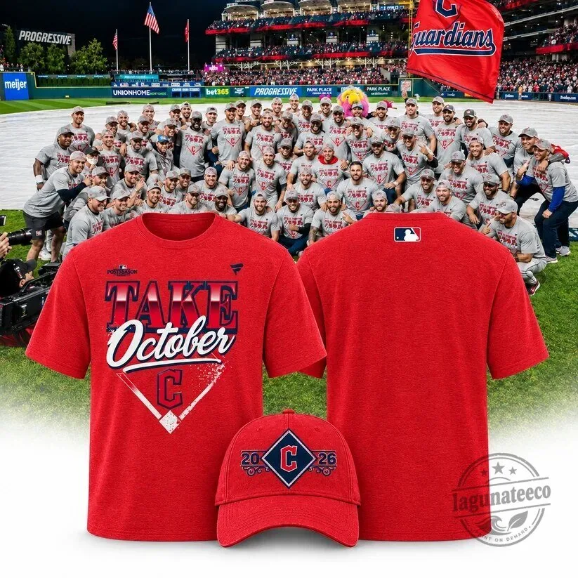 Cleveland Guardians Take October 2026 Baseball Playoff Season T-Shirt