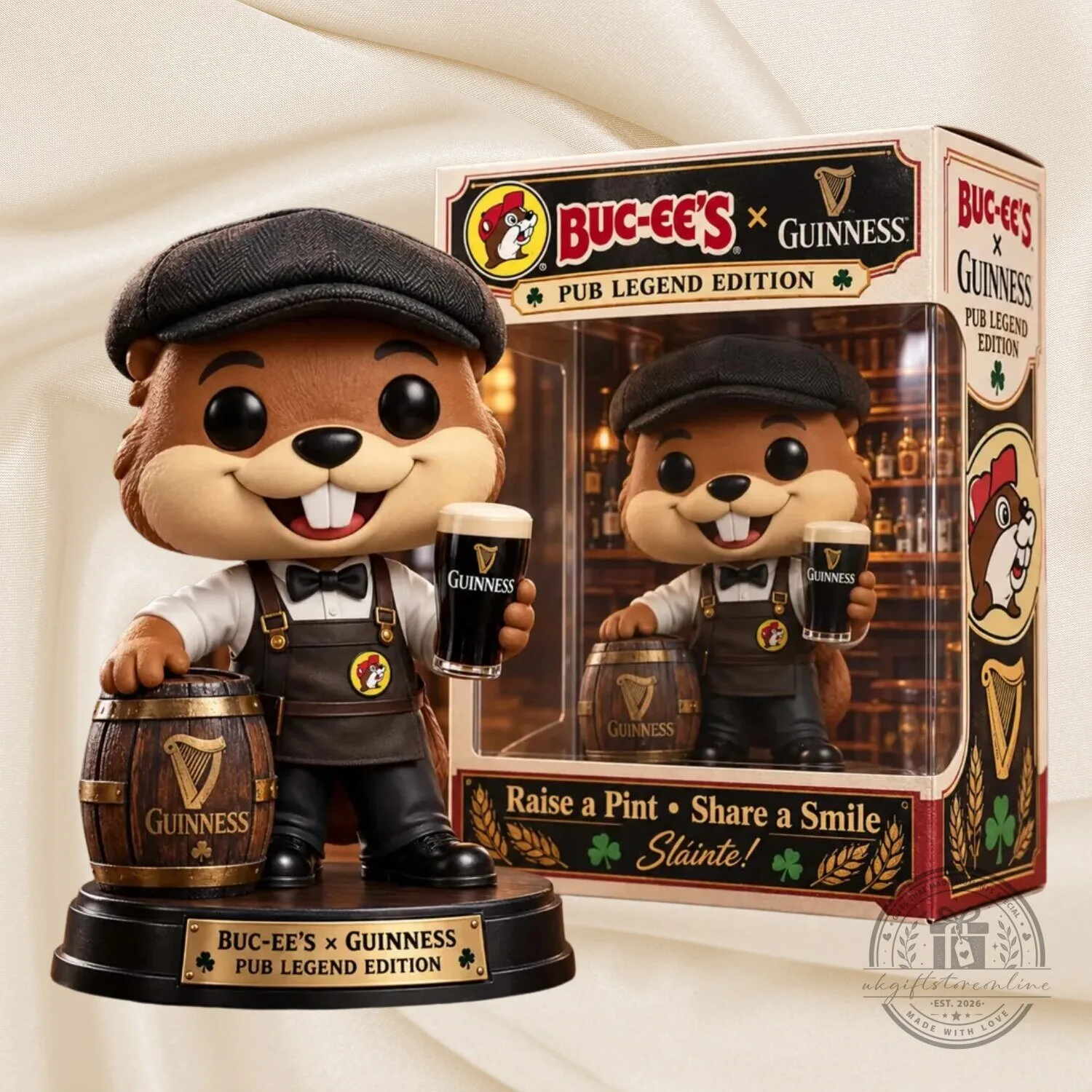 Funko Pop Buc-ee’s × Guinness Pub Legend Collectible Figure 3 Funko Pop Buc-ee’s × Guinness Pub Legend Collectible Figure