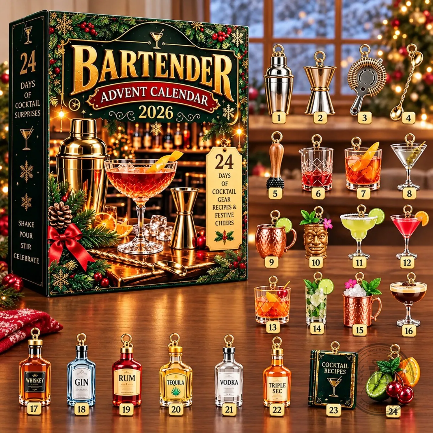 Bartender Advent Calendar Christmas 2026
