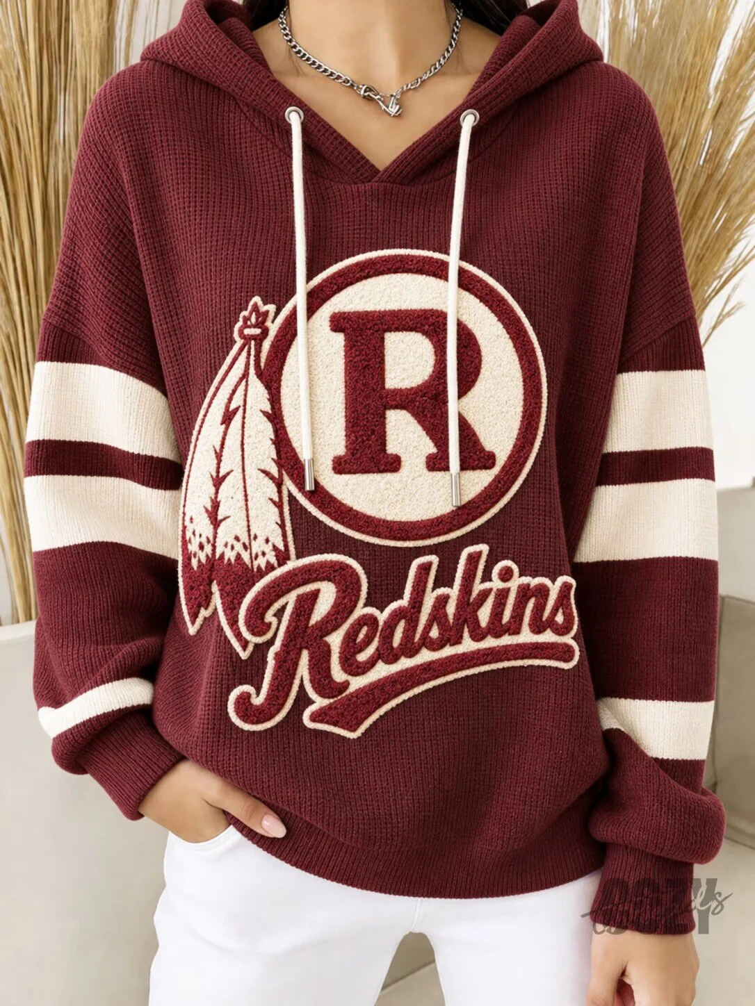 Washington Redskins Football Team Logo Maroon Hoodie