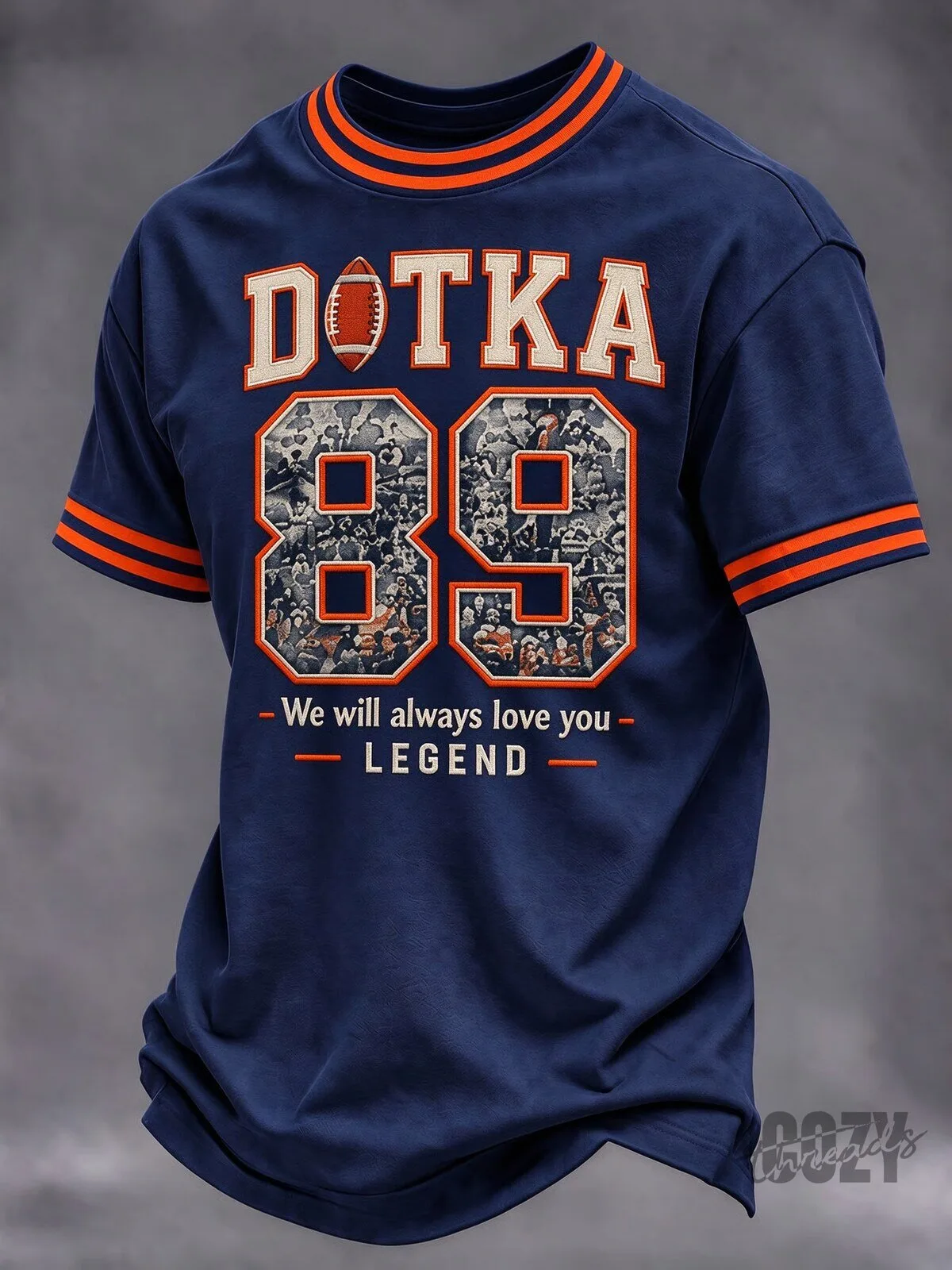 Mike Ditka Chicago Bears Football Legend Number 89 T-Shirt