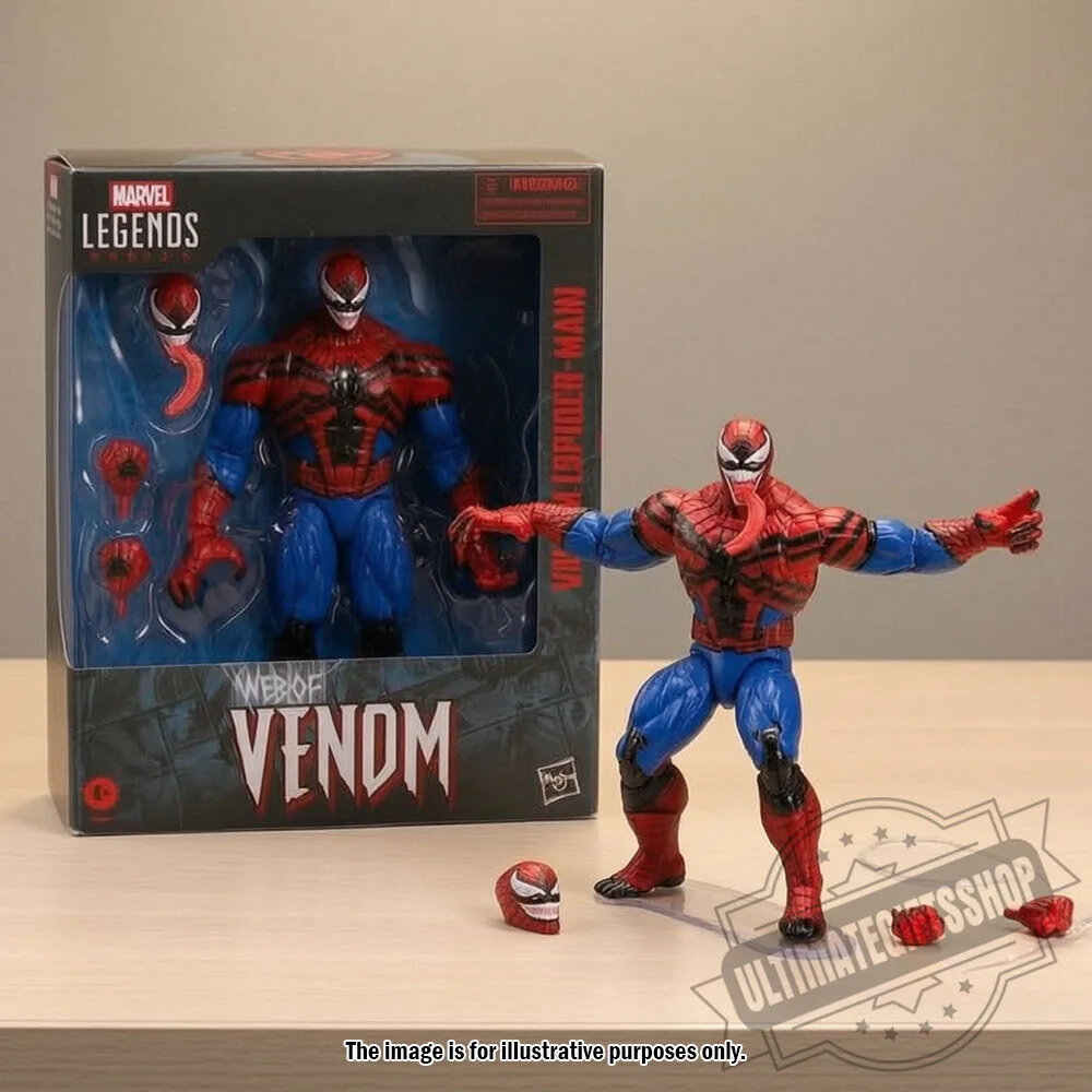 Marvel Legends Series Venom Spider-Man Web of Venom Action Figure 3 Marvel Legends Series Venom Spider-Man Web of Venom Action Figure