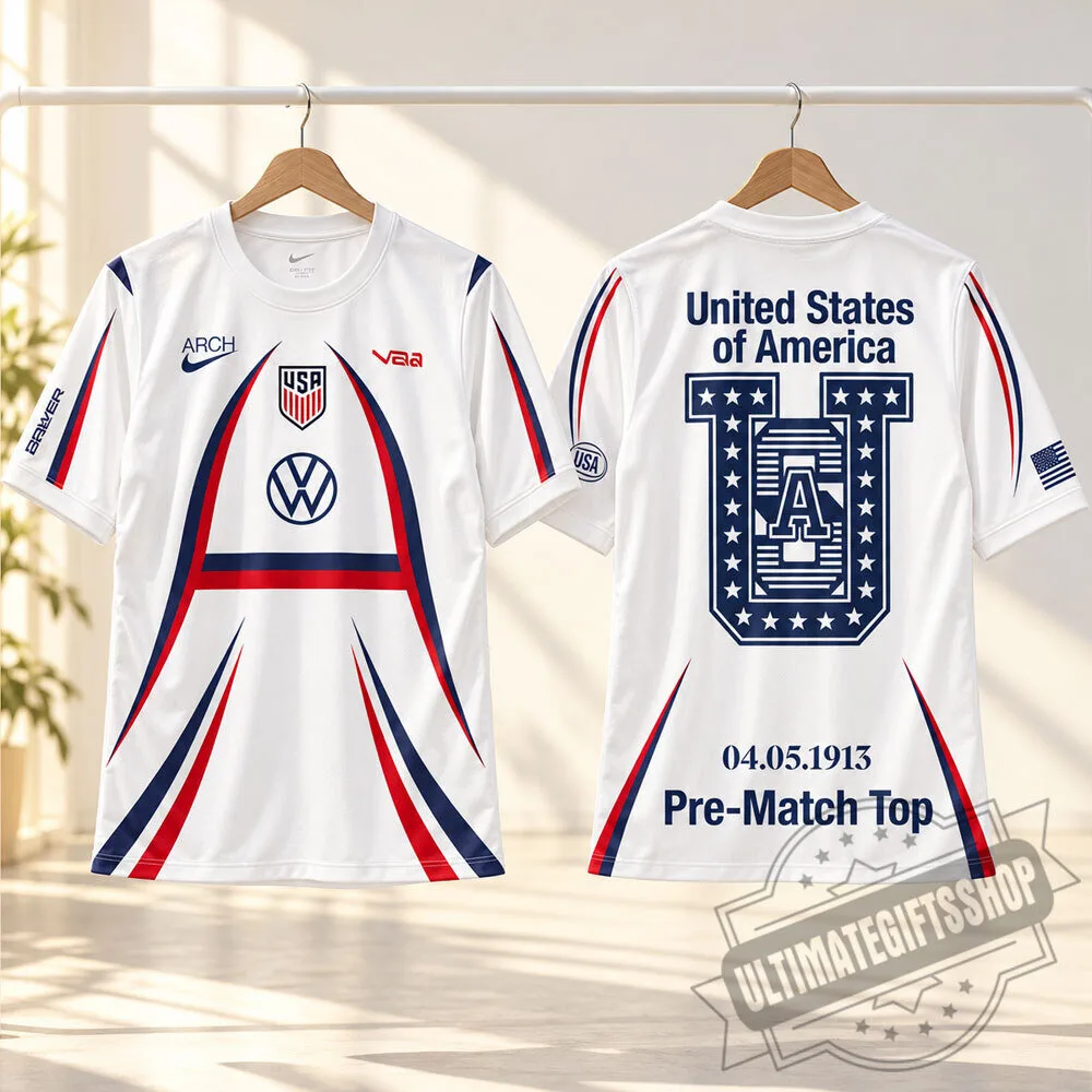 USA United States of America Pre-Match Soccer Jersey Shirt