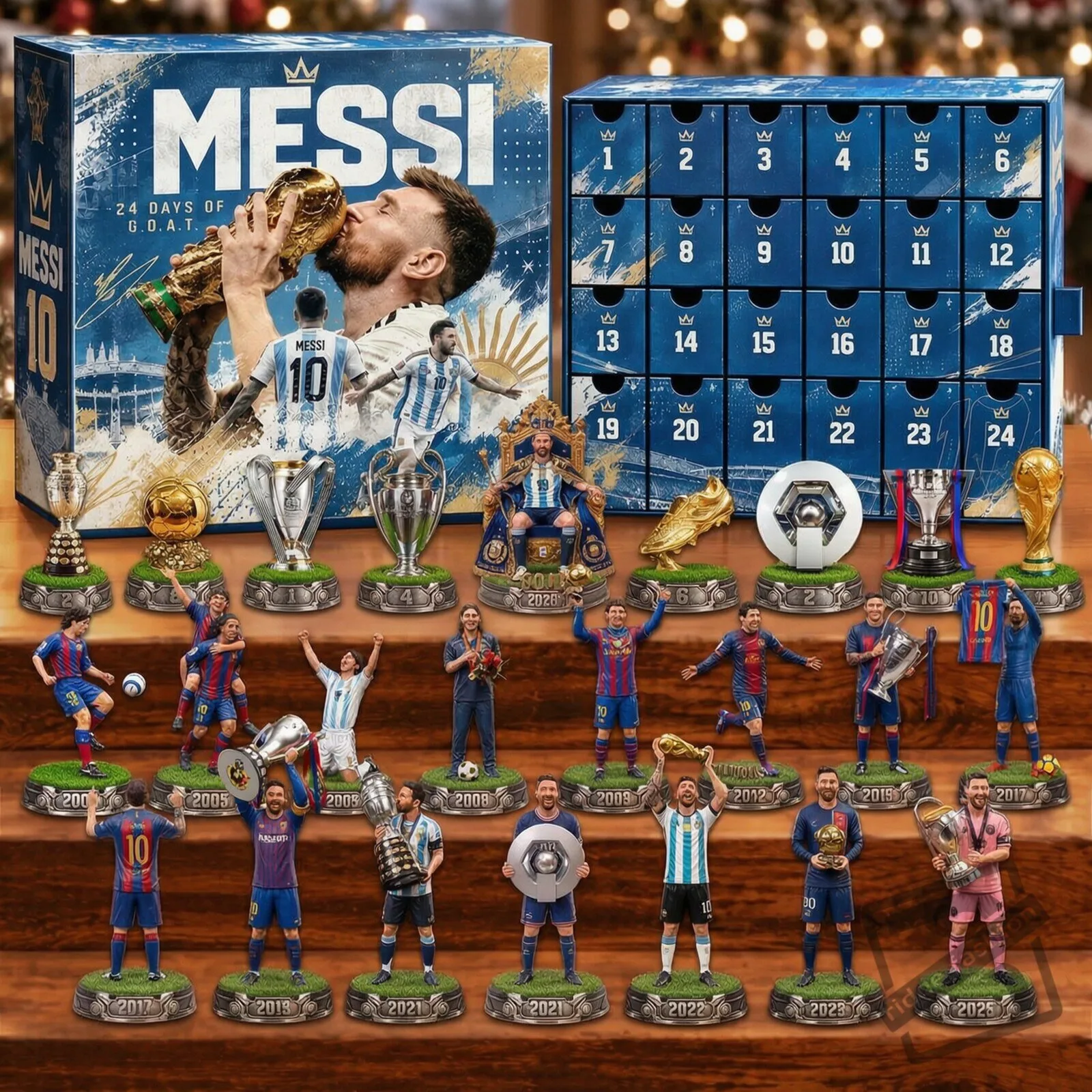 Personalized 24 Days Of G.O.A.T Advent Calendar Blink Box 3 Personalized 24 Days Of G.O.A.T Advent Calendar Blink Box product view