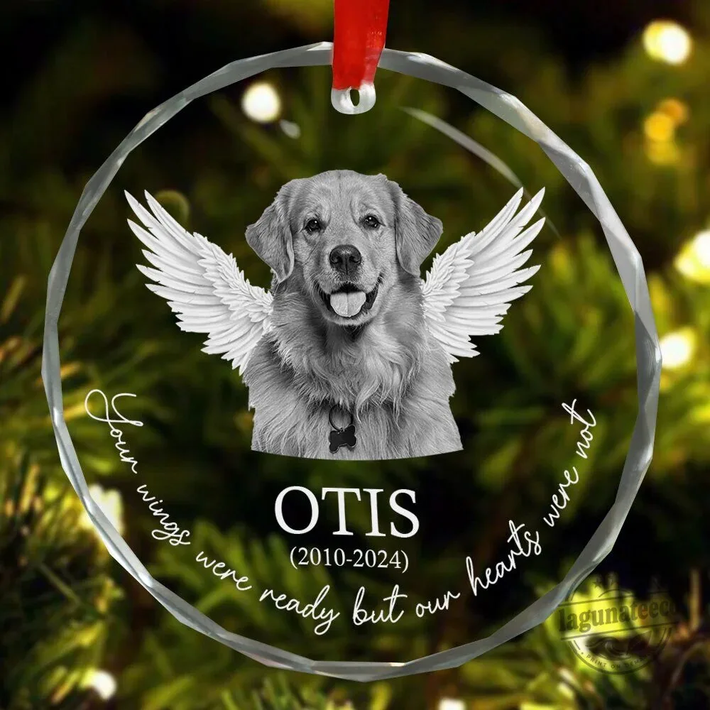 Personalized Memorial Photo Ornament Your Wings Were Ready Our Hearts Were Not 6 Personalized Memorial Photo Ornament Your Wings Were Ready Our Hearts Were Not