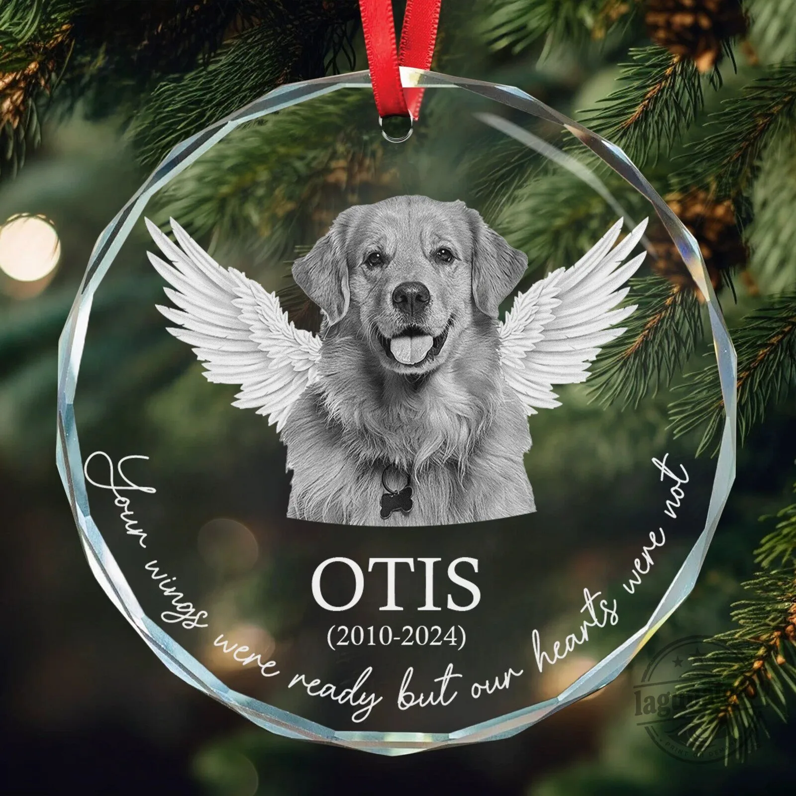 Personalized Memorial Photo Ornament Your Wings Were Ready Our Hearts Were Not 8 Personalized Memorial Photo Ornament Your Wings Were Ready Our Hearts Were Not