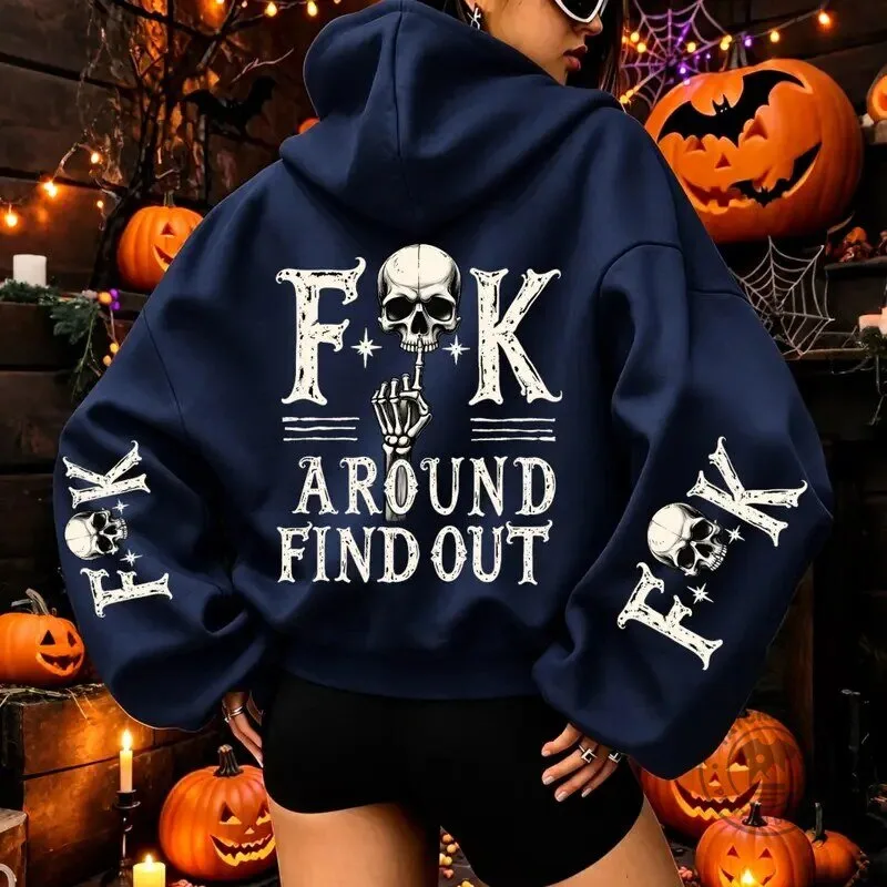 Fuck Around Find Out Skull Graphic Halloween Oversized Hoodie 15 Fuck Around Find Out Skull Graphic Halloween Oversized Hoodie