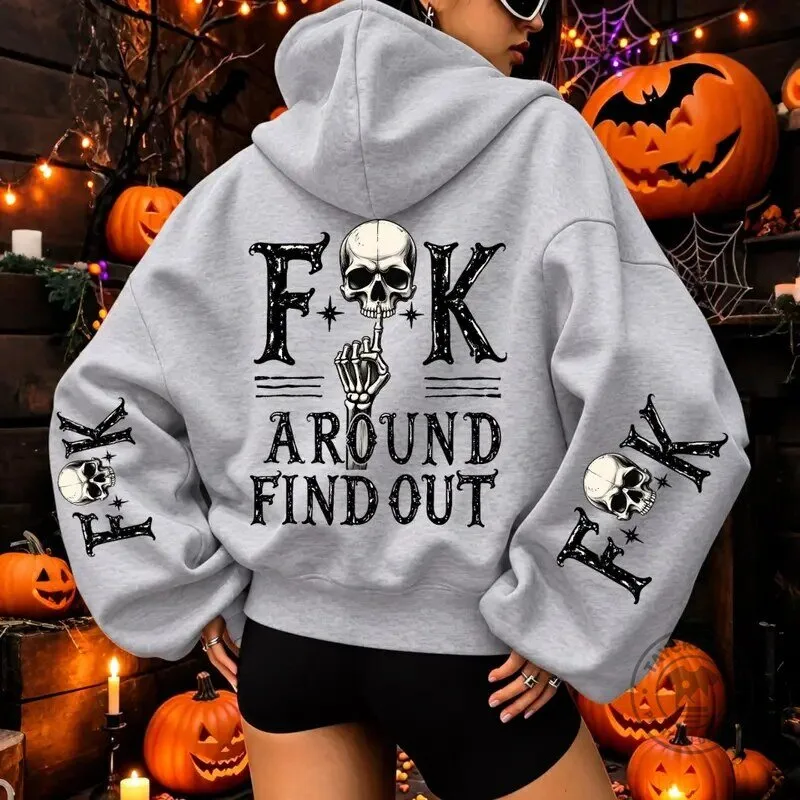Fuck Around Find Out Skull Graphic Halloween Oversized Hoodie 16 Fuck Around Find Out Skull Graphic Halloween Oversized Hoodie