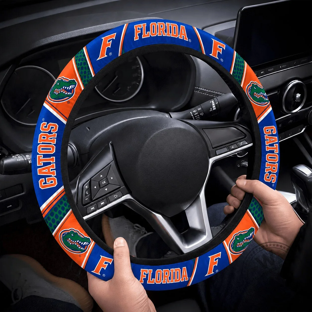 Florida Gators NCAA Team Logo Steering Wheel Cover