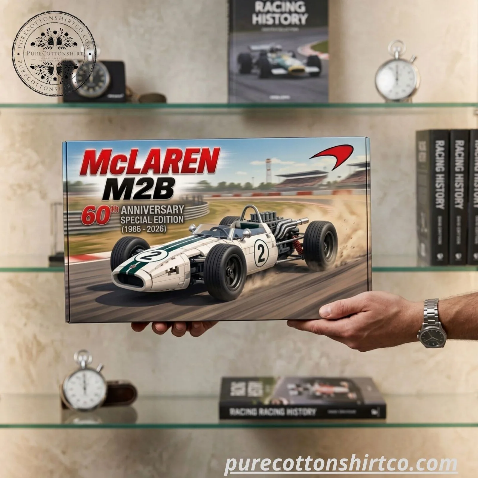 McLaren M2B Building Block Set 2026 – 60th Anniversary 1966-2026 F1 Race Car Model 5 McLaren M2B Building Block Set 2026 – 60th Anniversary 1966-2026 F1 Race Car Model