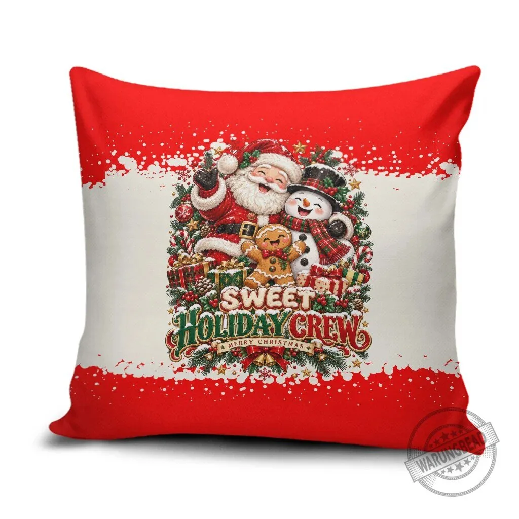 Ukrainian Trident Pattern Ceramic Coffee Mug 11 Sweet Holiday Crew Santa Snowman Gingerbread Merry Christmas Pillow Cover