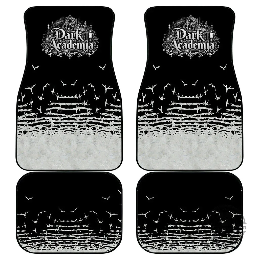 Dark Academia Raven Car Floor Mats Gothic Literature Vintage Bookish Aesthetic 7 Dark Academia Raven Car Floor Mats Gothic Literature Vintage Bookish Aesthetic