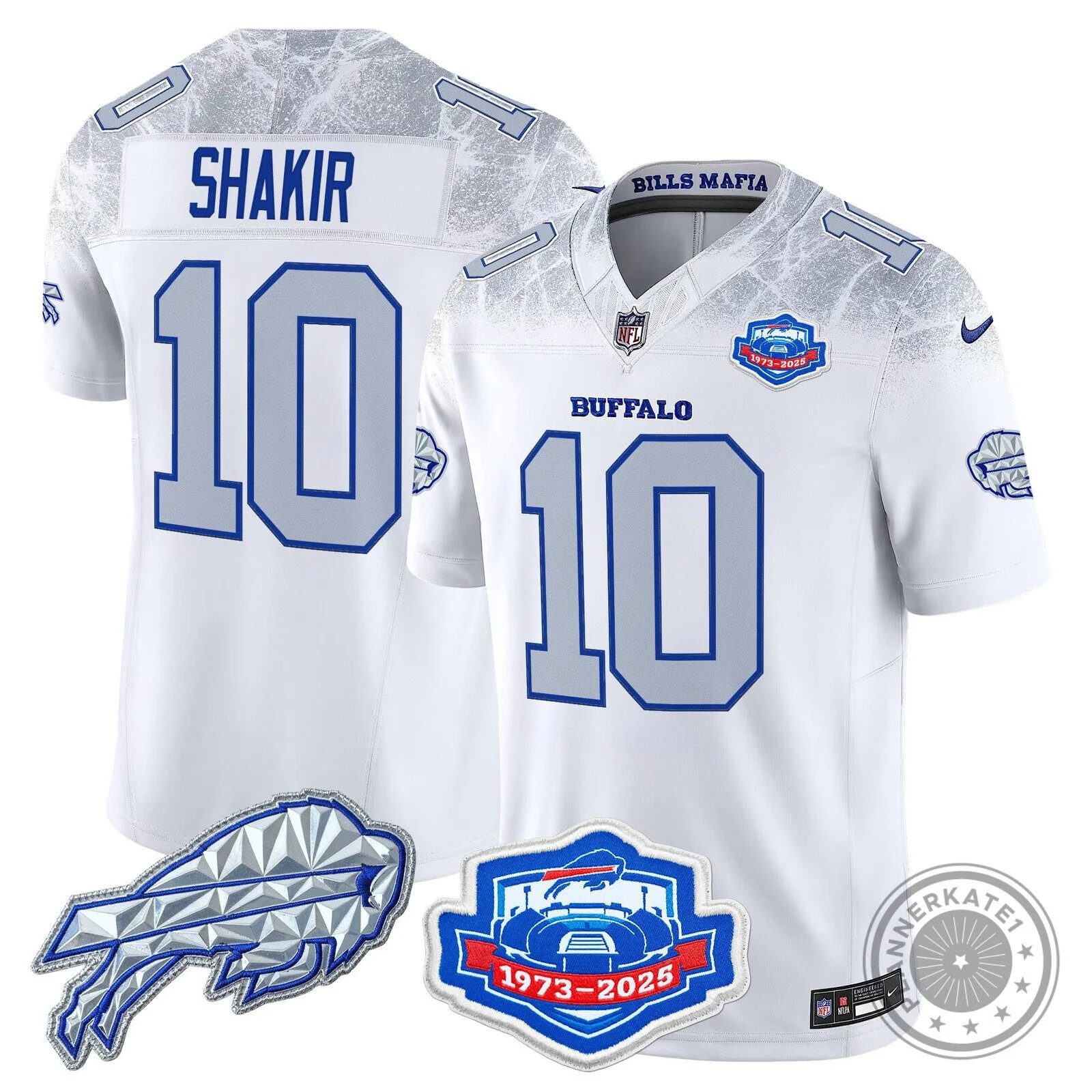 Buffalo Bills Josh Allen White Football Jersey 27 Buffalo Bills Josh Allen White Football Jersey