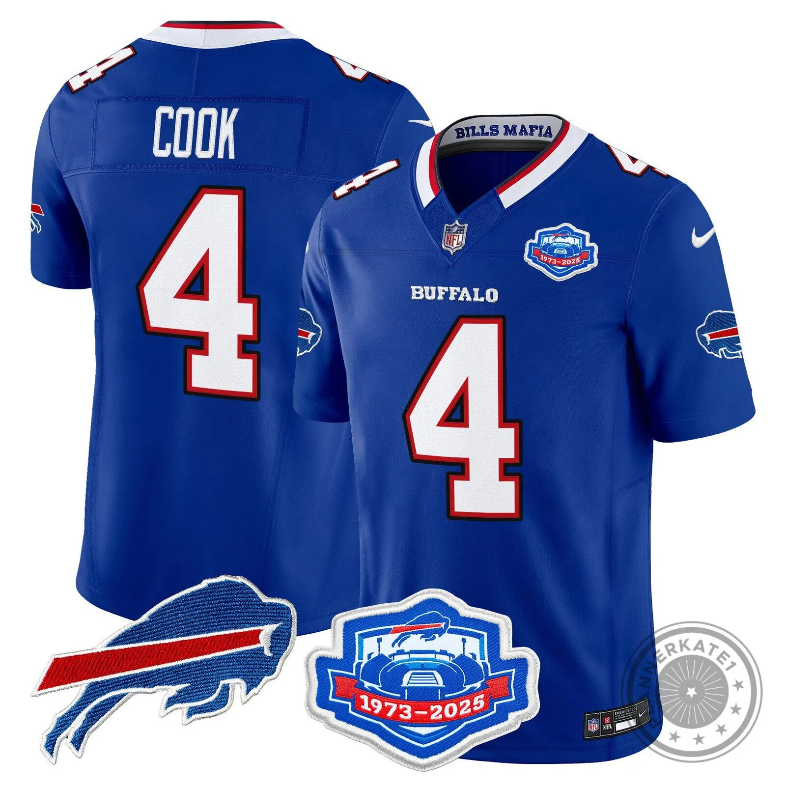 Buffalo Bills Josh Allen White Football Jersey 30 Buffalo Bills Josh Allen White Football Jersey