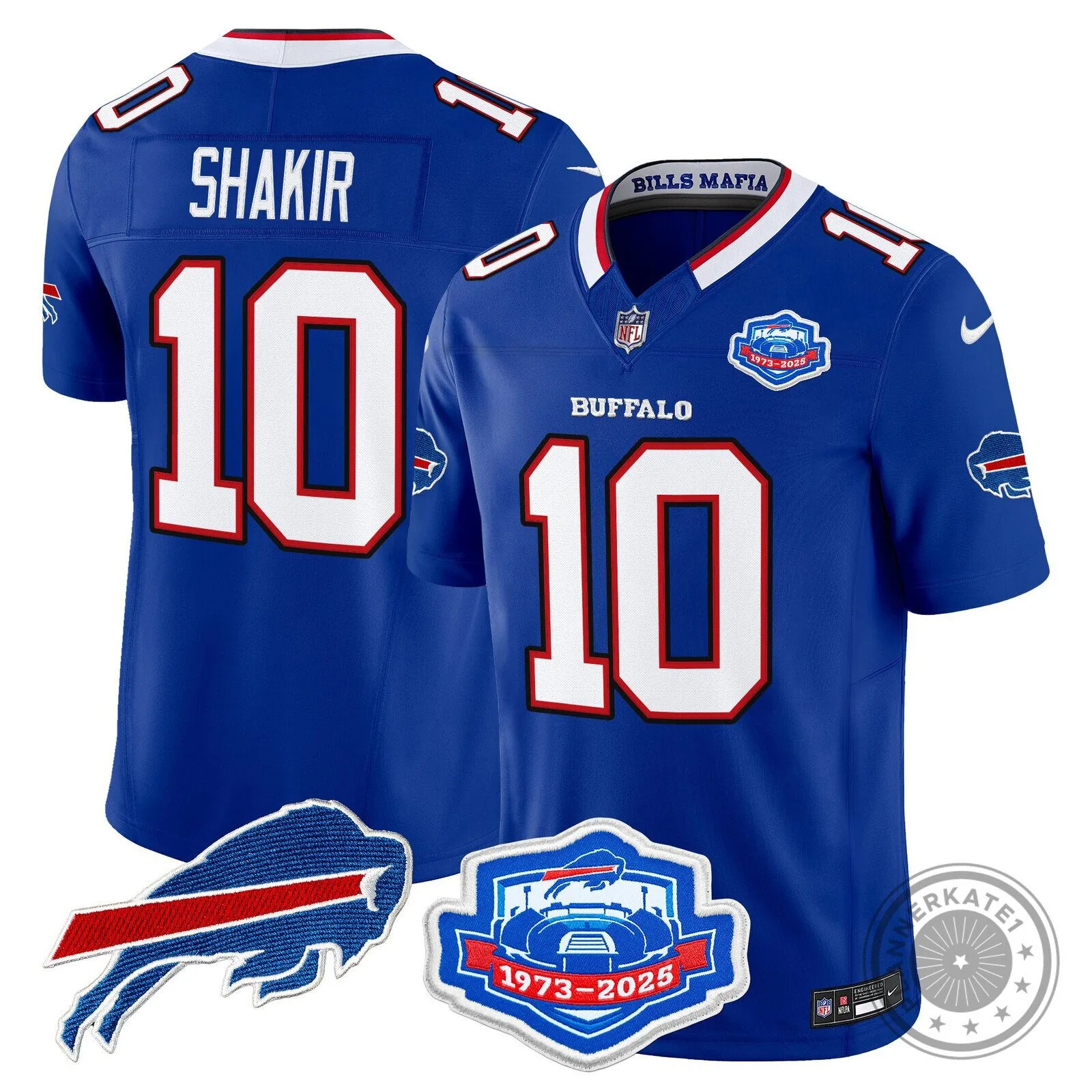 Buffalo Bills Josh Allen White Football Jersey 34 Buffalo Bills Josh Allen White Football Jersey