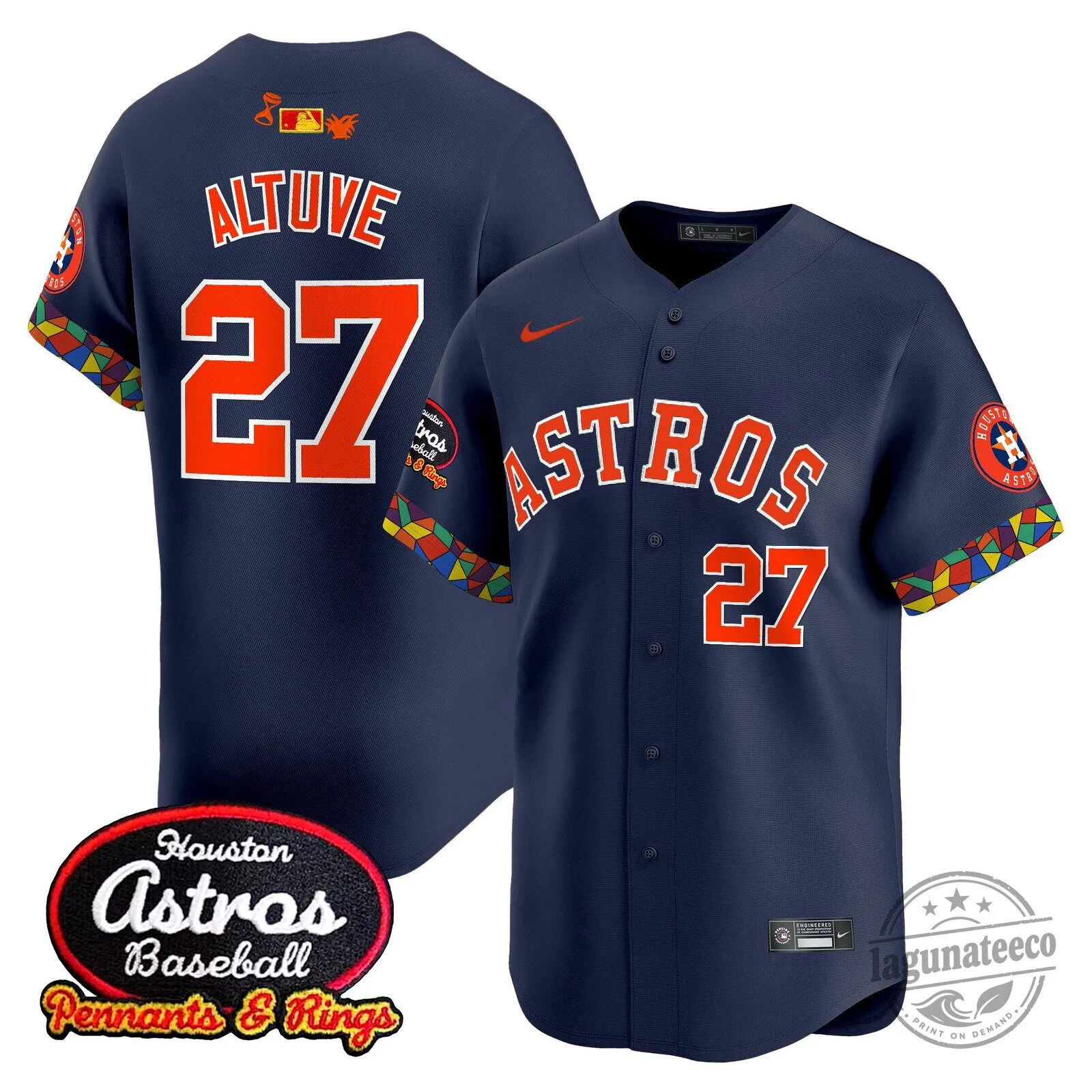 Jose Altuve Houston Astros City Connect Replica Baseball Jersey 54 Jose Altuve Houston Astros City Connect Replica Baseball Jersey