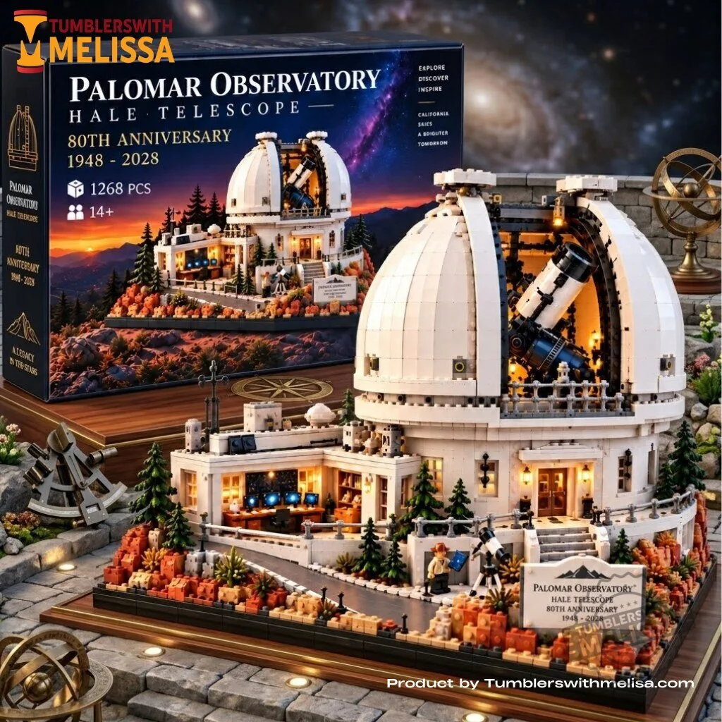Palomar Observatory Hale Telescope 80th Anniversary 1948 - 2028 Collector Brick Set
