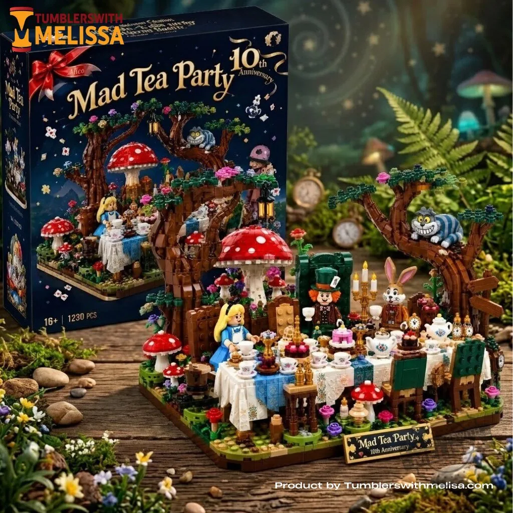 Alice Mad Tea Party 10th Anniversary Collector Brick Set