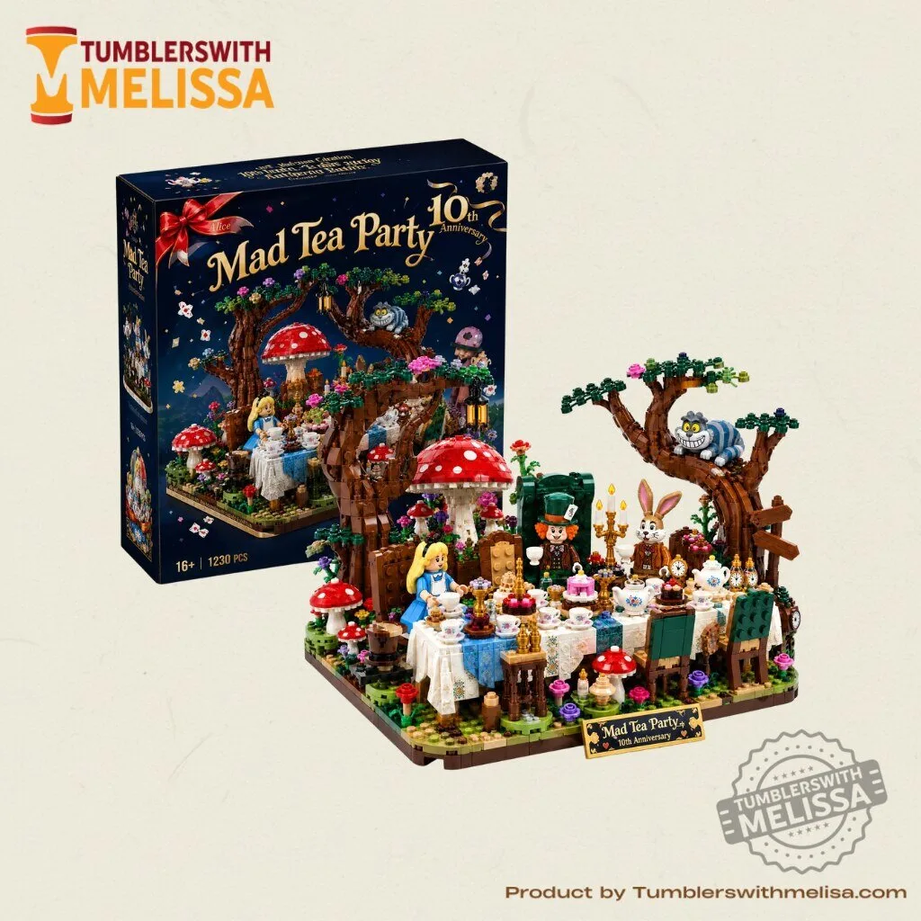 Alice Mad Tea Party 10th Anniversary Collector Brick Set 3 Alice Mad Tea Party 10th Anniversary Collector Brick Set premium quality collectible or lifestyle product for everyday use