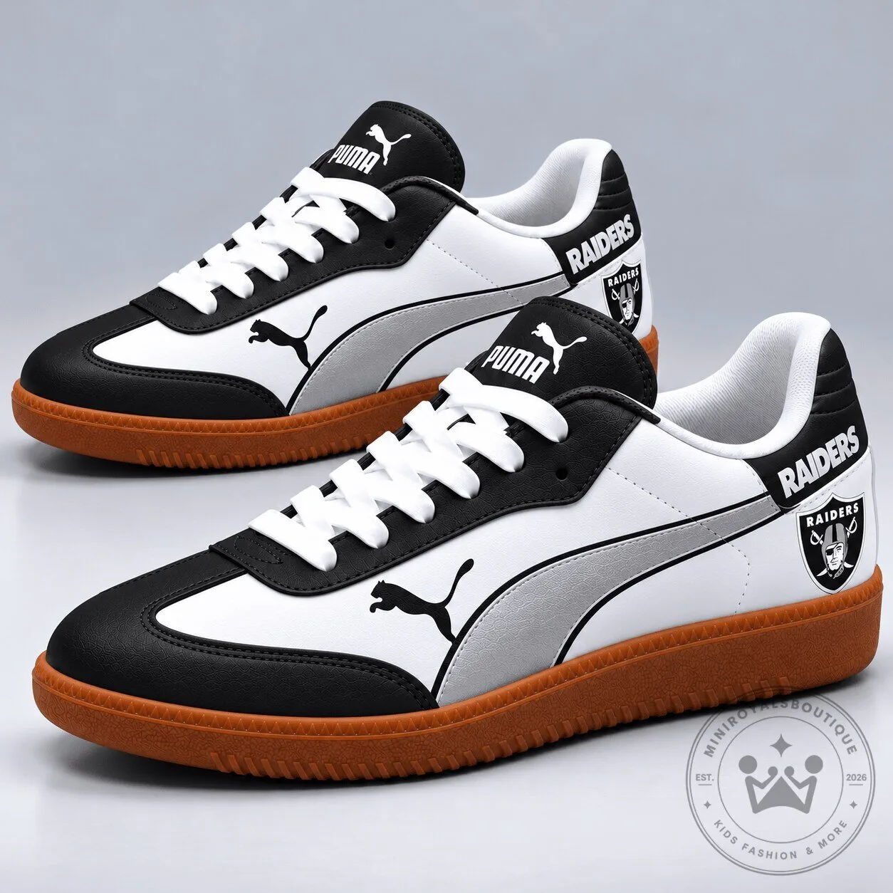 Las Vegas Raiders NFL Football Team Puma Sneakers Custom Fan Shoes