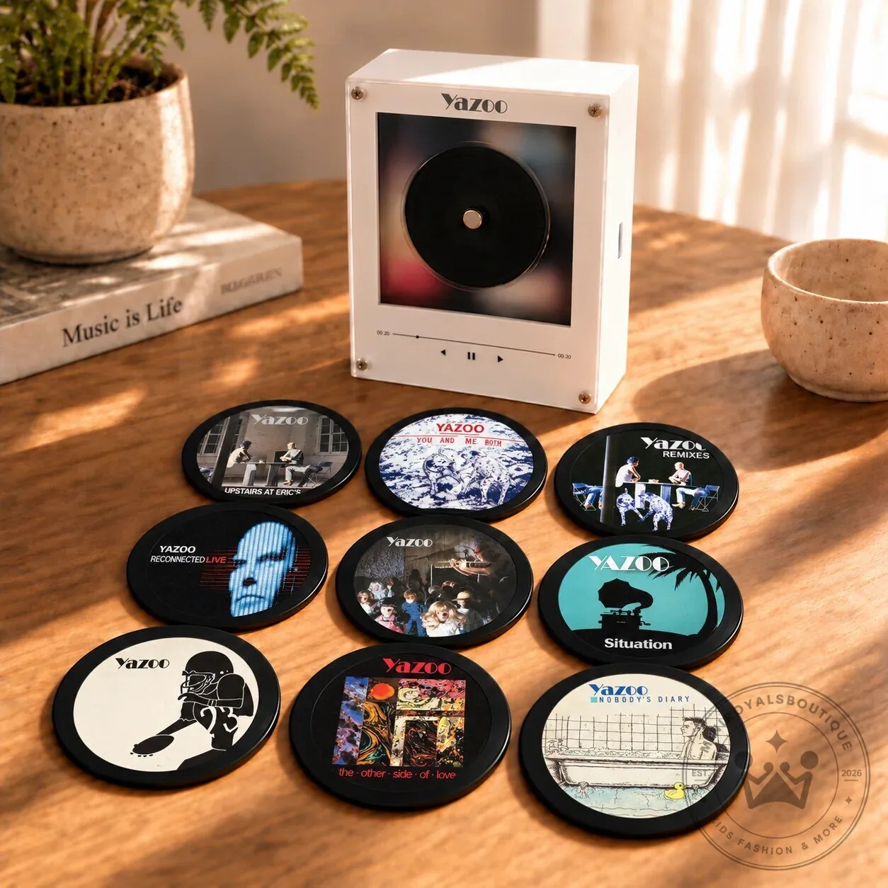 Yazoo Upstairs at Eric's Album Art LED Night Light Tabletop Decor Fan Gift 7 Yazoo Upstairs at Eric