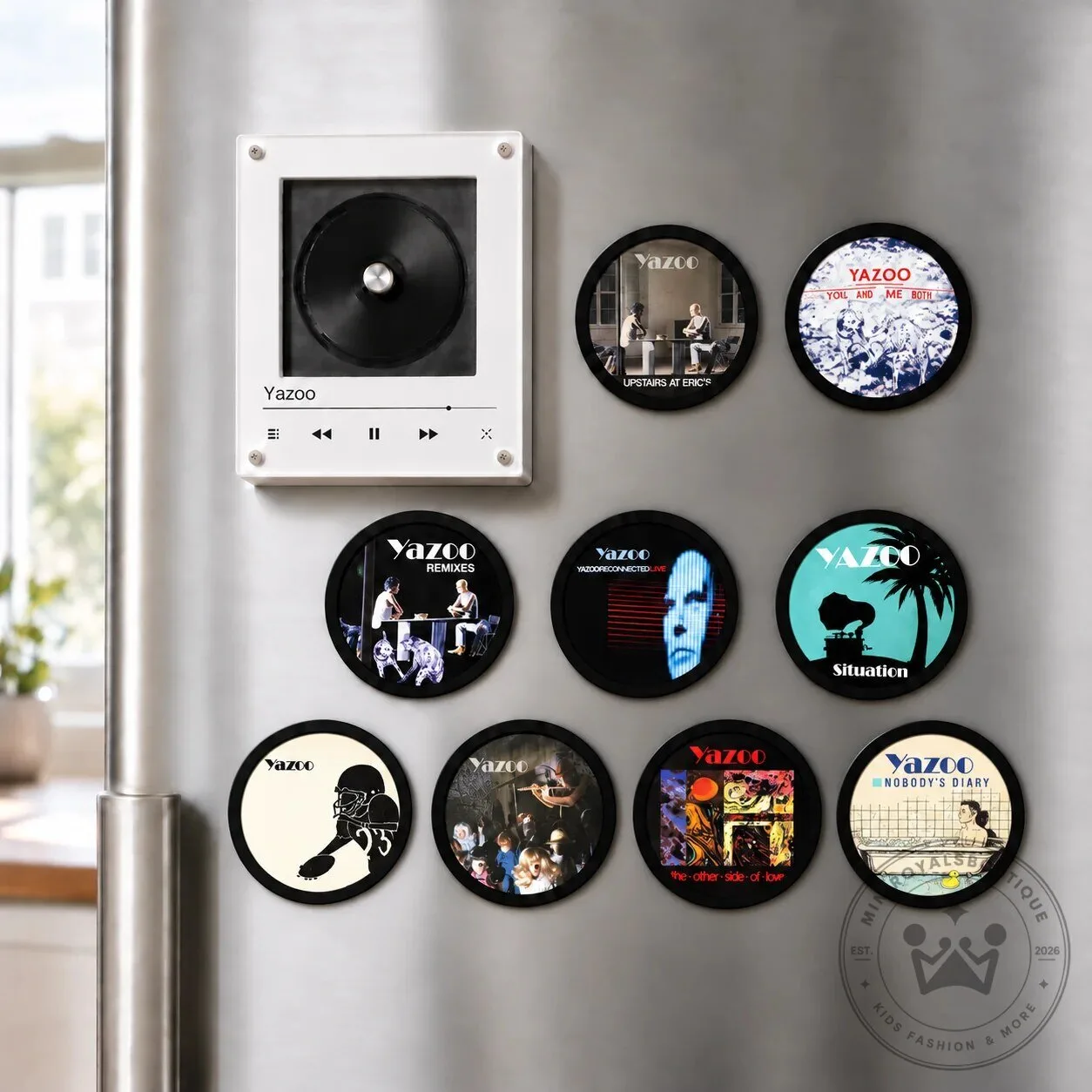 Yazoo Upstairs at Eric's Album Art LED Night Light Tabletop Decor Fan Gift 8 Yazoo Upstairs at Eric