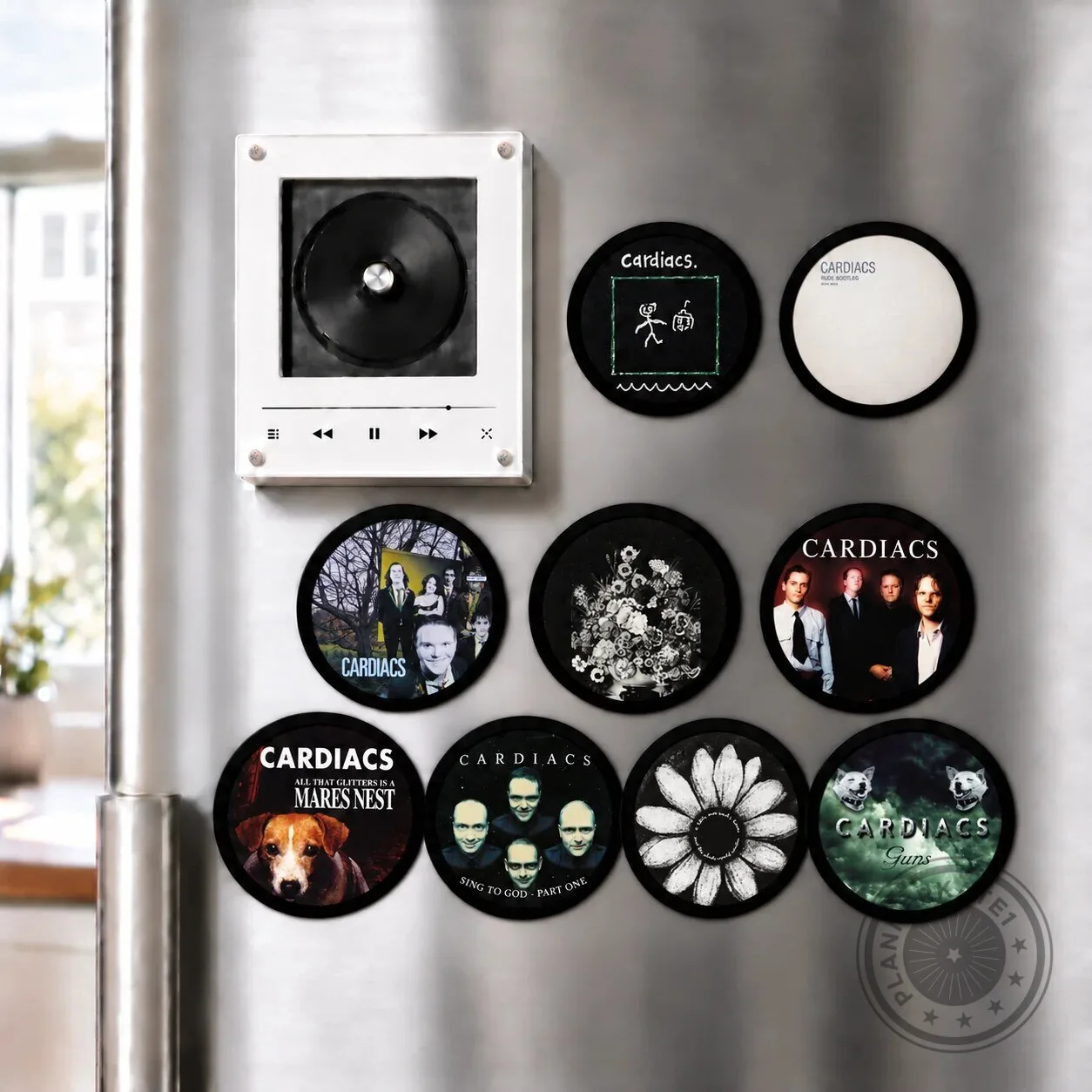 Cardiacs MagTune Mini CD Player Light with Album Art Coasters LED Night Light 7 Cardiacs MagTune Mini CD Player Light with Album Art Coasters LED Night Light
