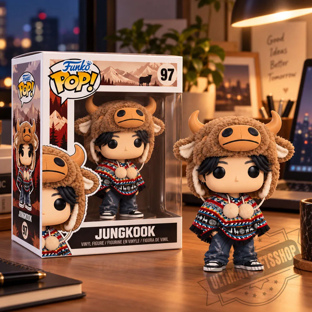 Funko Pop! BTS Jungkook in Cow Hat & Poncho Arirang World Tour 2026 Lima Peru 3 Funko Pop! BTS Jungkook in Cow Hat & Poncho Arirang World Tour 2026 Lima Peru