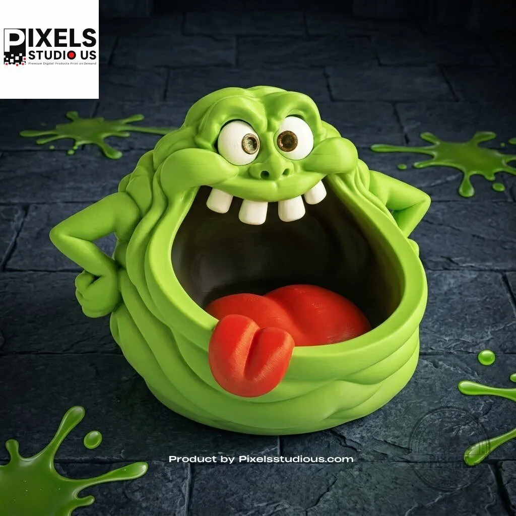 Ghostbusters Slimer Candy Bowl 7 Ghostbusters Slimer Candy Bowl product image showing design and details
