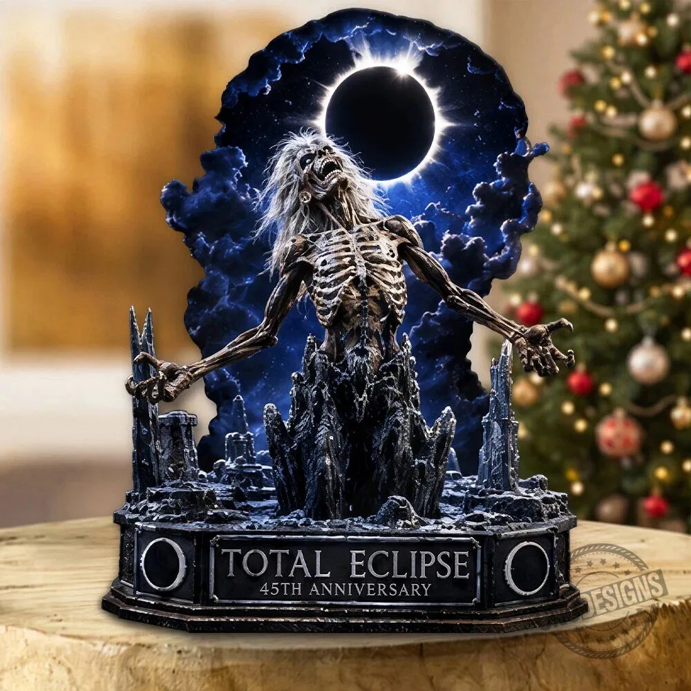 Iron Maiden Total Eclipse 45th Anniversary Skeleton Figurine