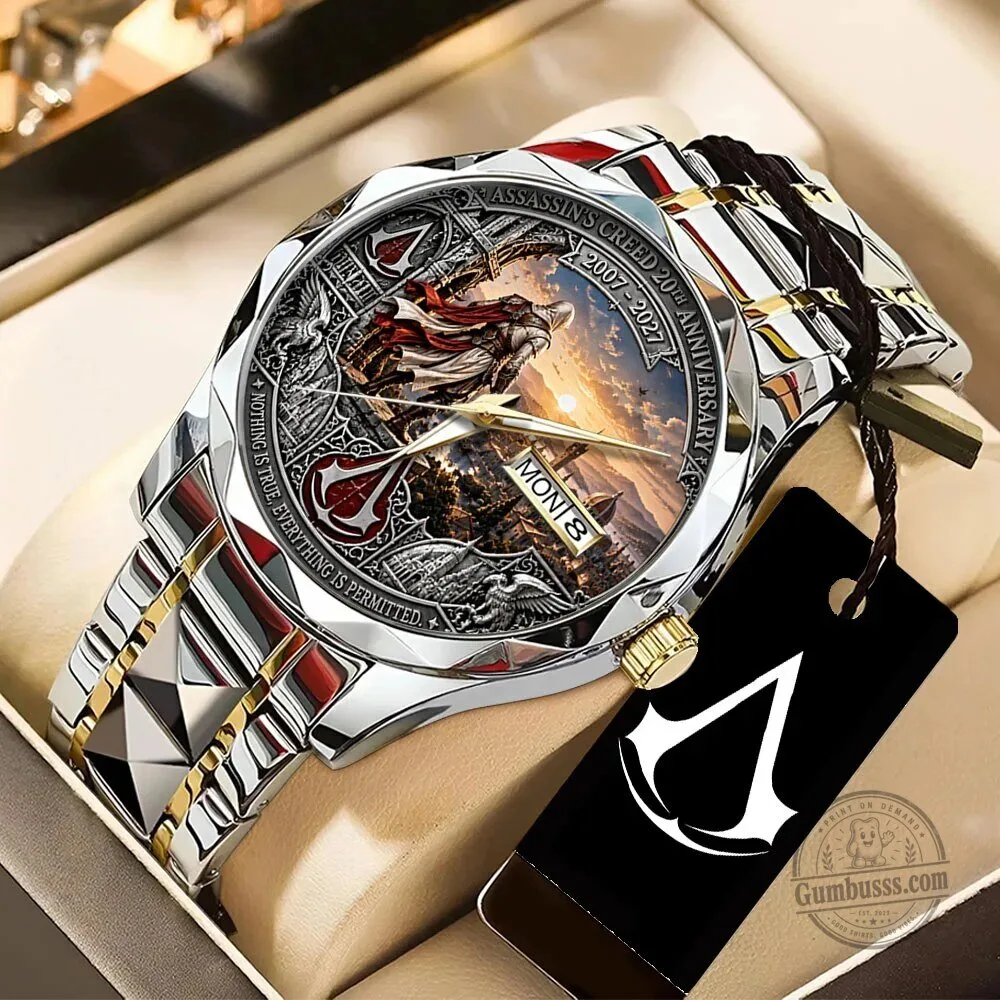 Assassin's Creed 20th Anniversary Stainless Steel Quartz Watch