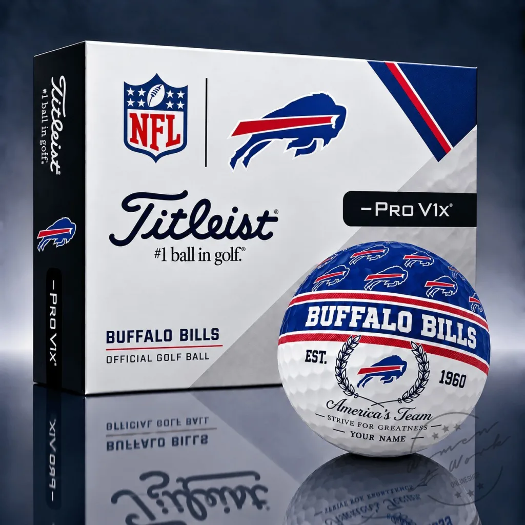 Buffalo Bills NFL Pro V1x Official Golf Ball Set Buffalo Bills NFL Pro V1x Official Golf Ball Set