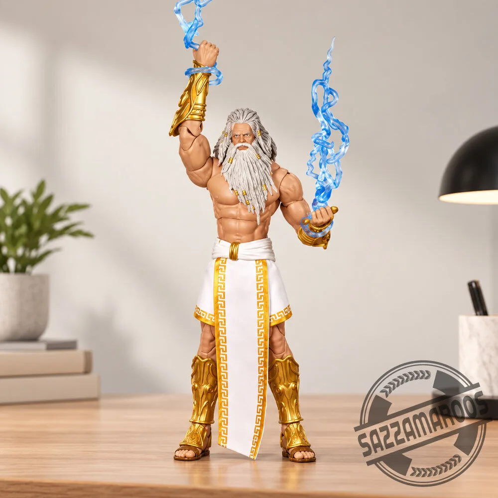 Zeus Greek God of Thunder Action Figure 3 Zeus Greek God of Thunder Action Figure