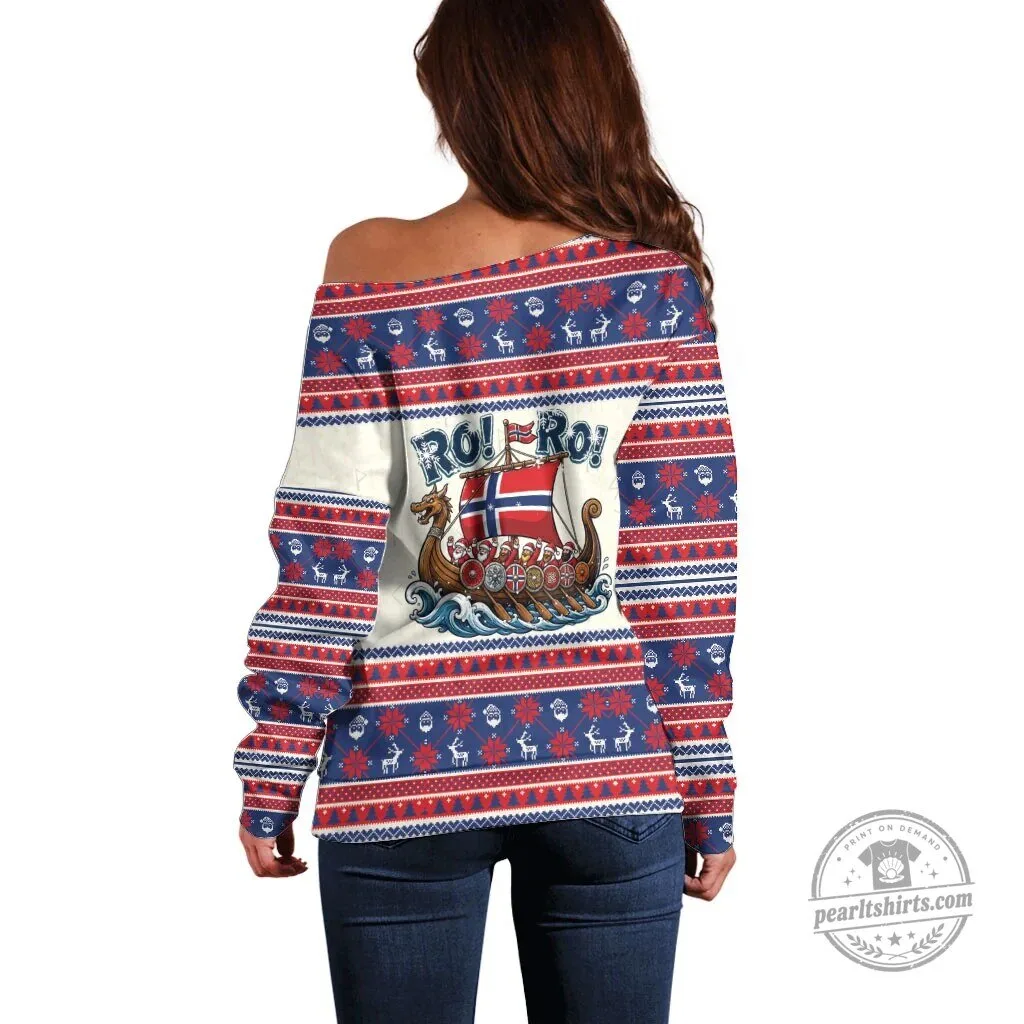 Norge Christmas Ro Ro Viking Santa Claus Off Shoulder Long Sleeve Shirt 5 Norge Christmas Ro Ro Viking Santa Claus Off Shoulder Long Sleeve Shirt
