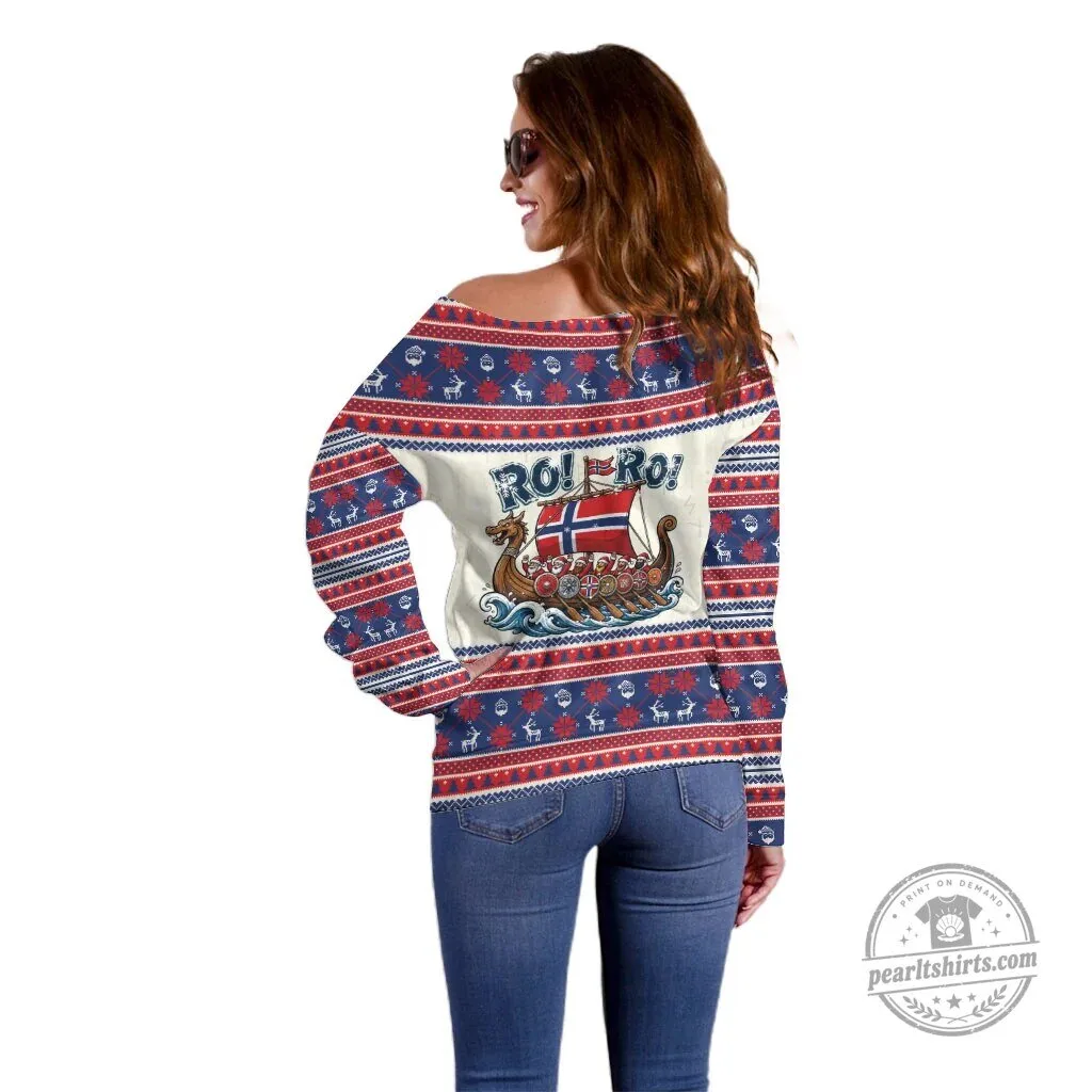 Norge Christmas Ro Ro Viking Santa Claus Off Shoulder Long Sleeve Shirt 7 Norge Christmas Ro Ro Viking Santa Claus Off Shoulder Long Sleeve Shirt