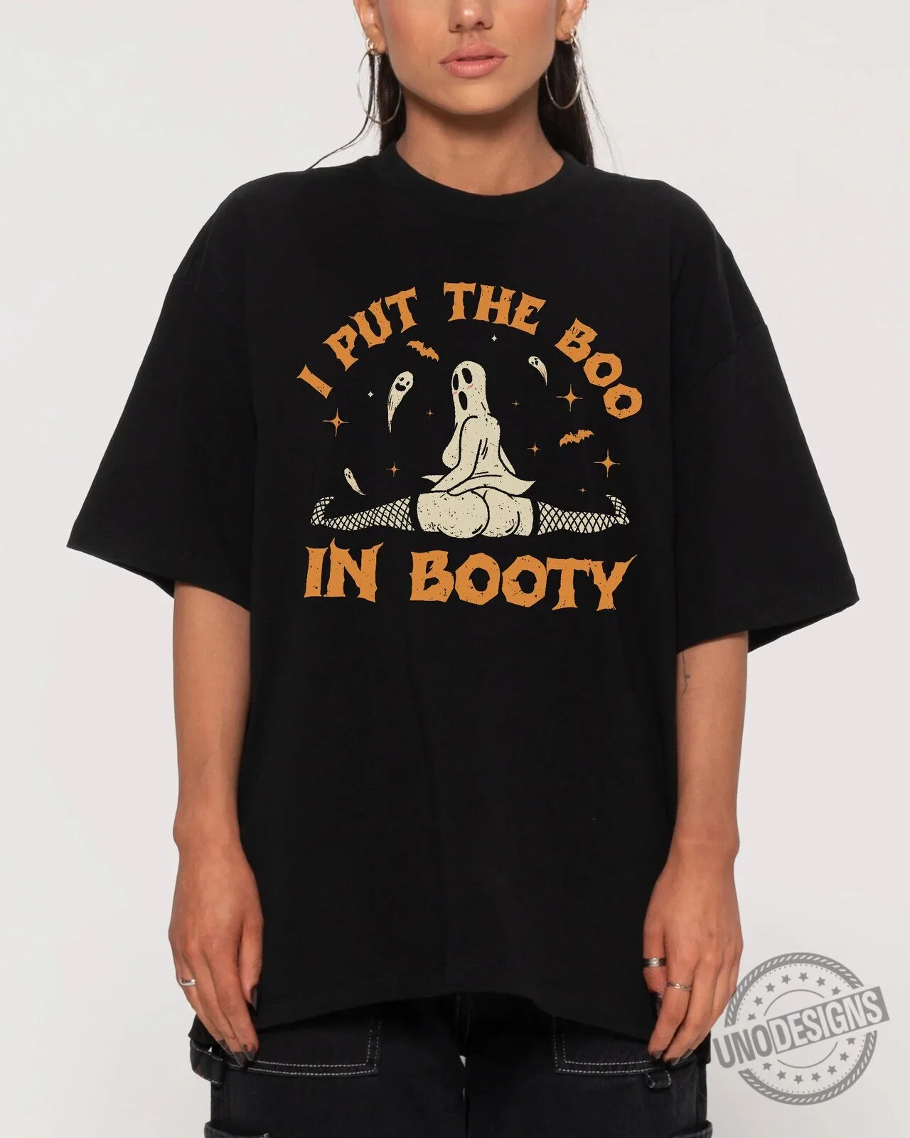 I Put The Boo In Booty Funny Halloween Ghost Oversized T-Shirt 14 I Put The Boo In Booty Funny Halloween Ghost Oversized T-Shirt