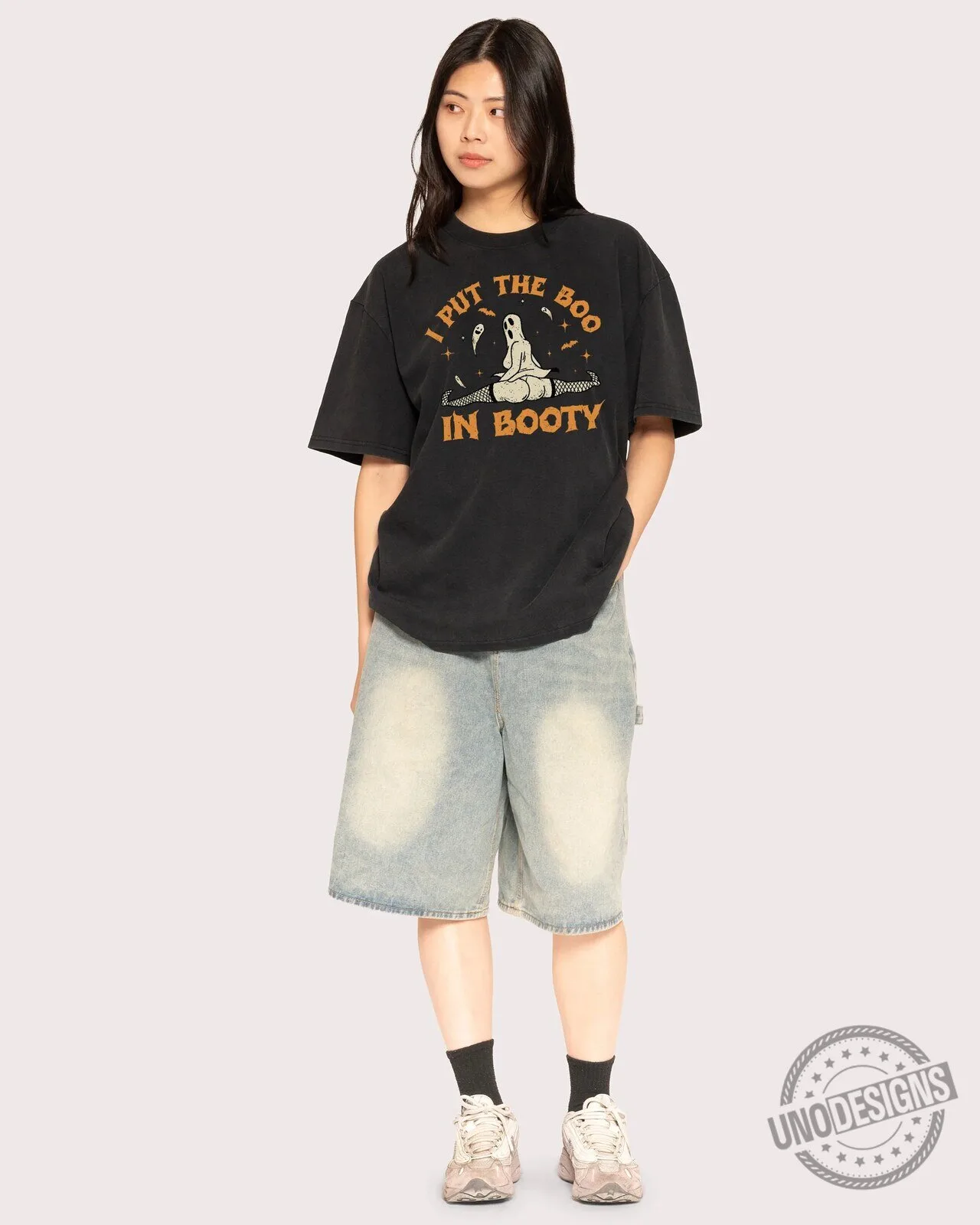 I Put The Boo In Booty Funny Halloween Ghost Oversized T-Shirt 19 I Put The Boo In Booty Funny Halloween Ghost Oversized T-Shirt